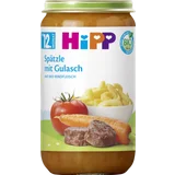 Bio Menü Spätzle mit Gulasch ab 12. Monat