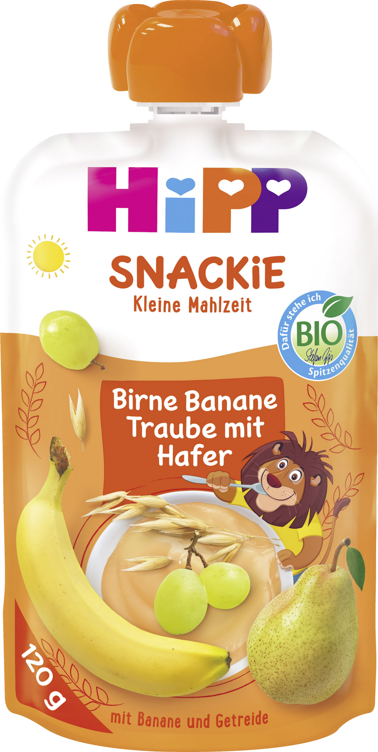 HiPP Bio Snackie Birne-Banane-Traube mit Hafer