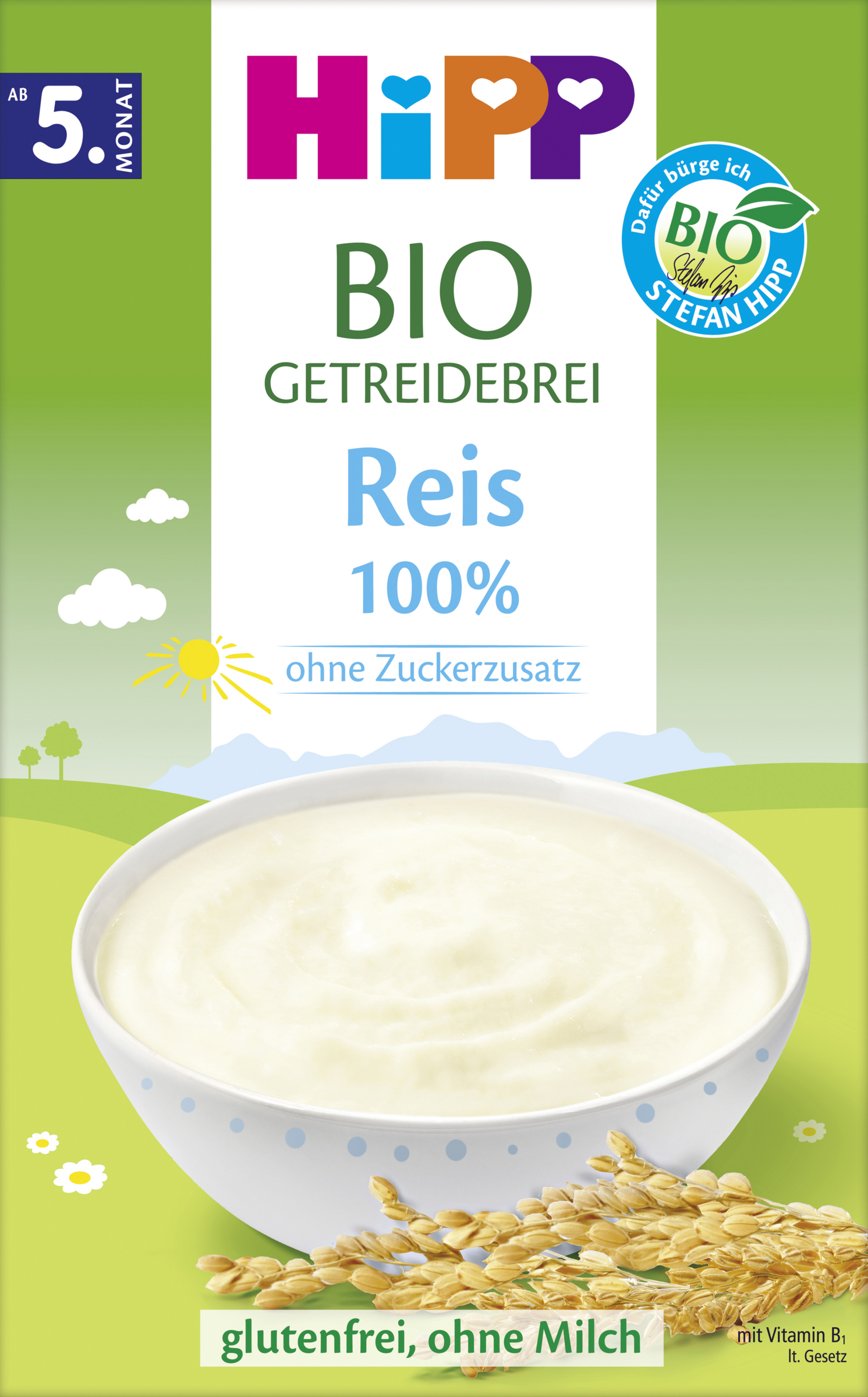 HiPP Bio-Getreidebrei Reis 100%, ab dem 5. Monat