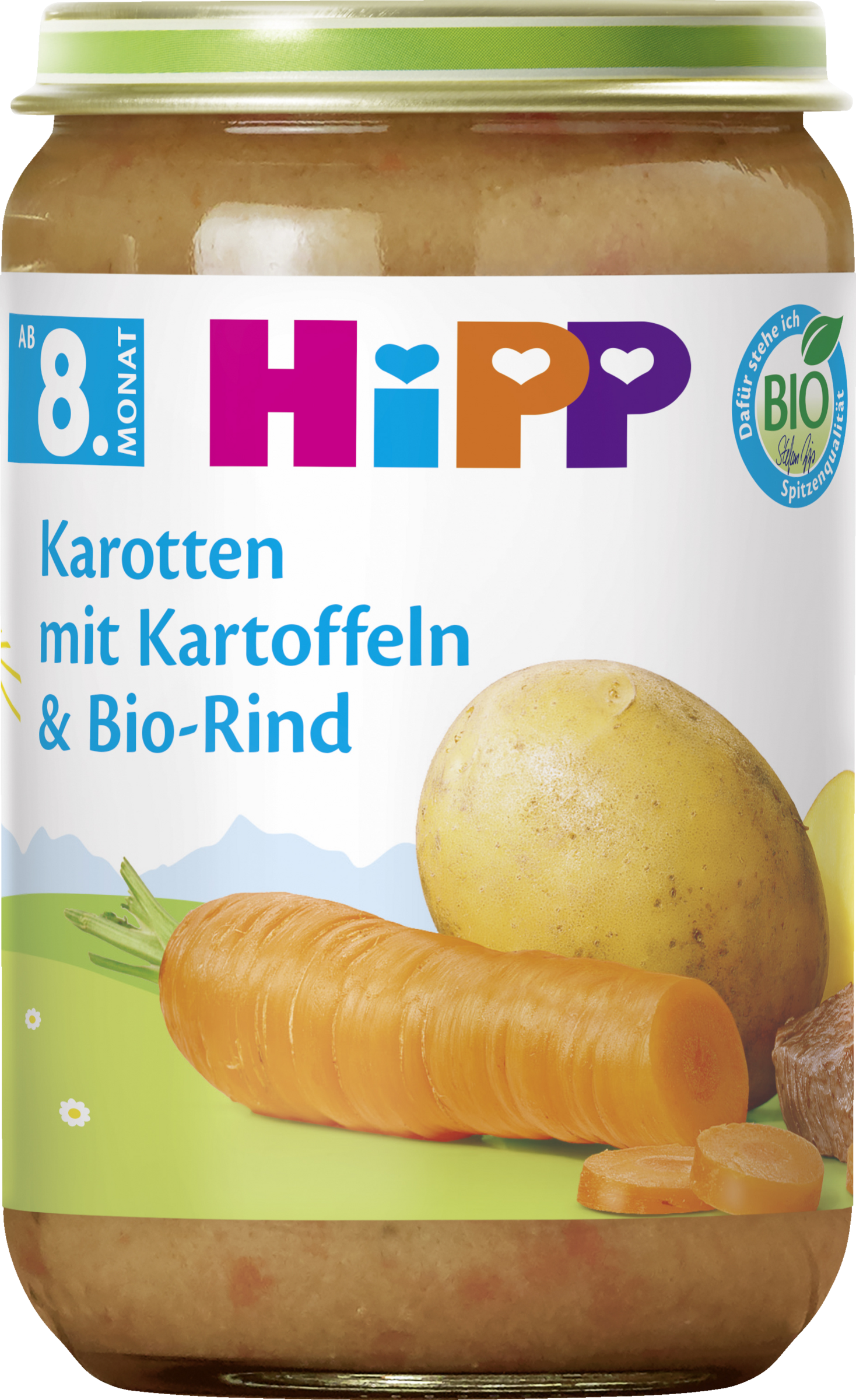 HiPP Bio Menü Kartoffel-Gemüse mit Bio-Rind