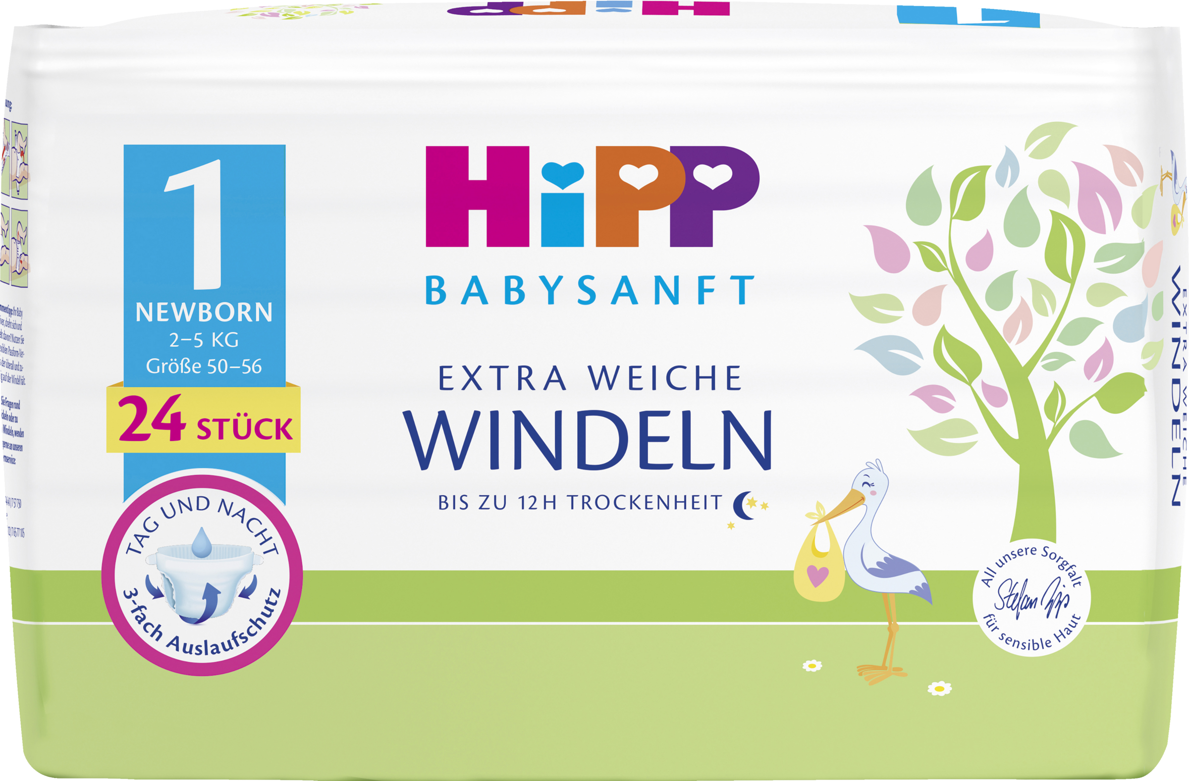 HiPP Babysanft Windeln Newborn Größe 1 (2-5 kg)