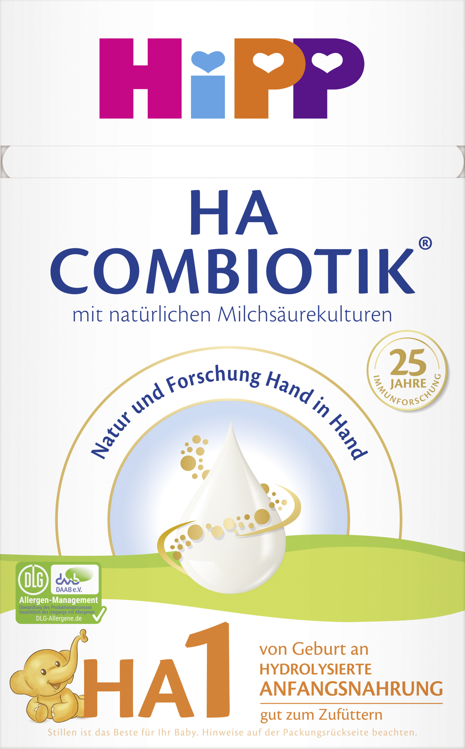 HiPP HA1 Combiotik Anfangsmilch von Geburt an