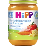 Bio Menü Bio-Schinkennudeln mit Tomaten & Karotten
