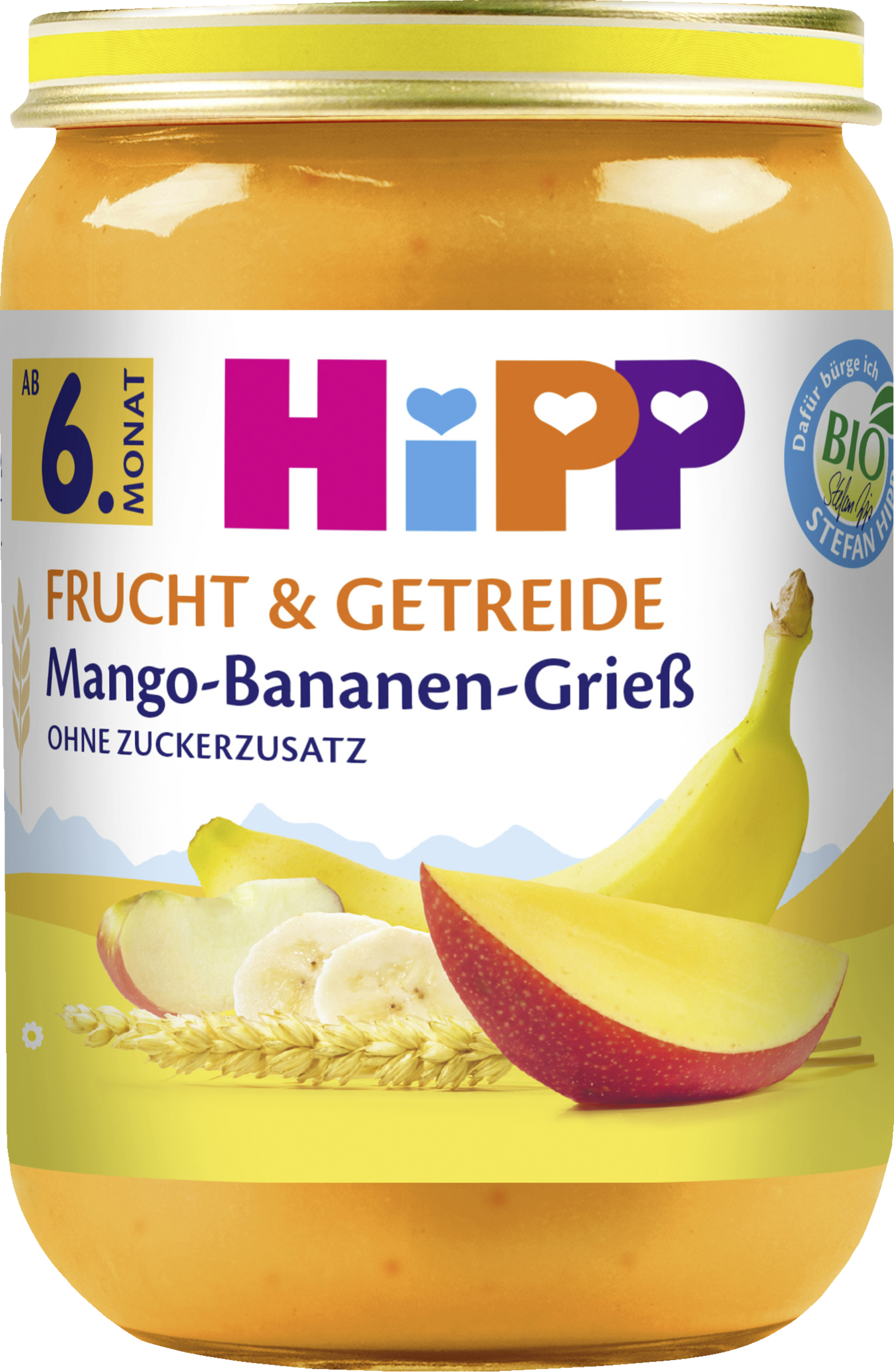 Bio Frucht & Getreide Mango-Bananen-Grieß