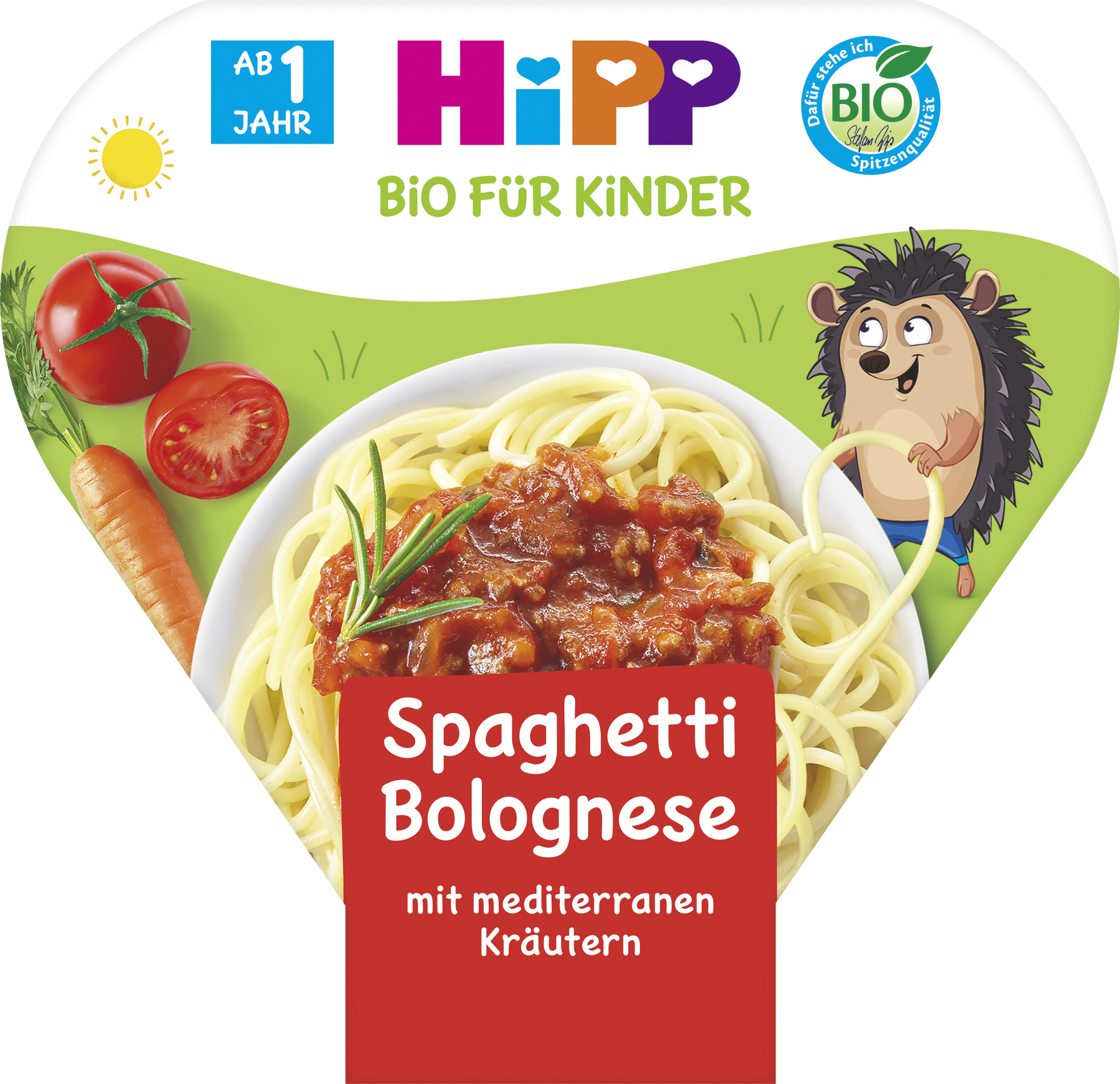 HiPP Bio Spaghetti Bolognese, ab 1 Jahr