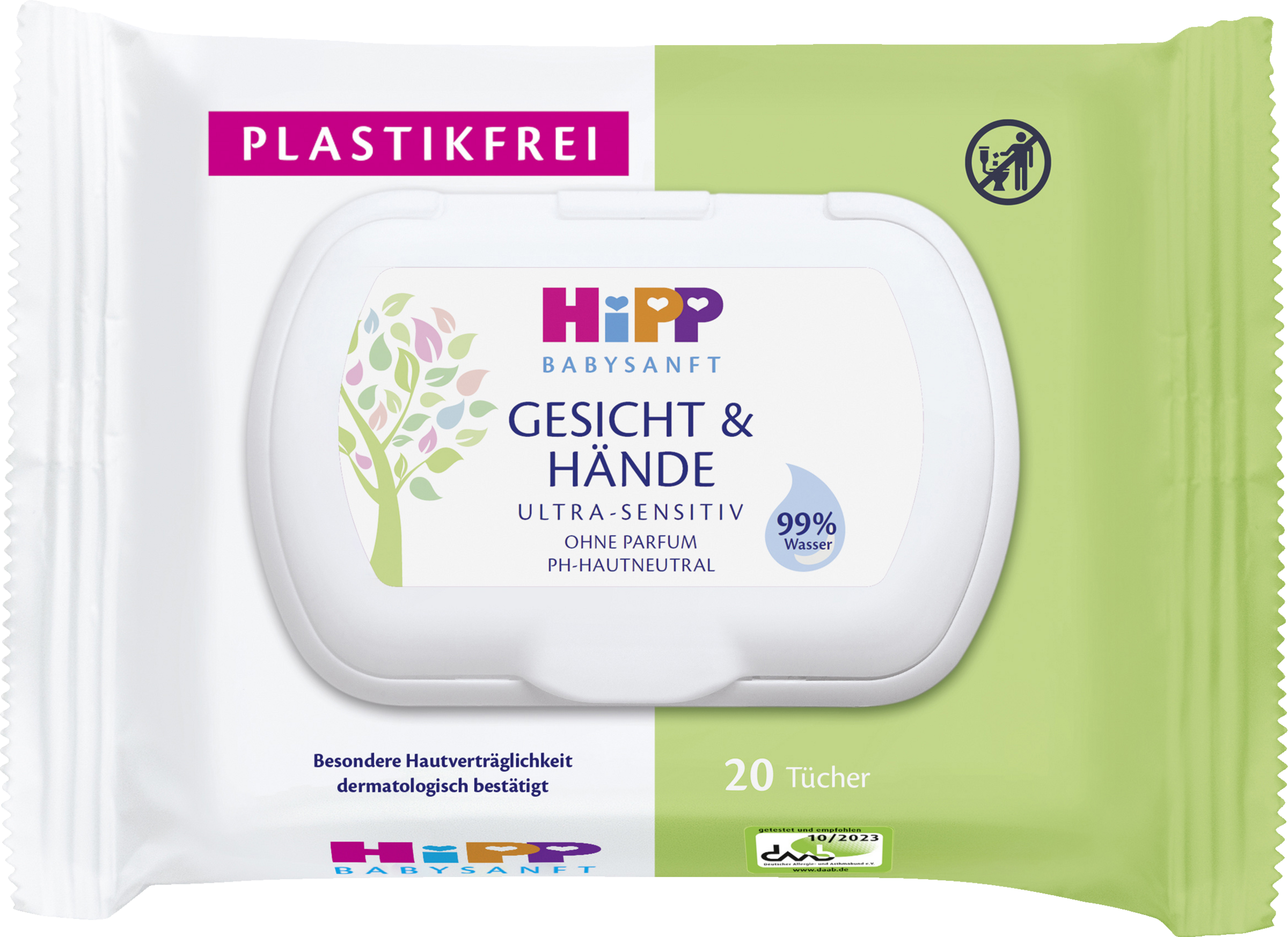 HiPP Gesicht & Hände Tuch Ultrasensitiv