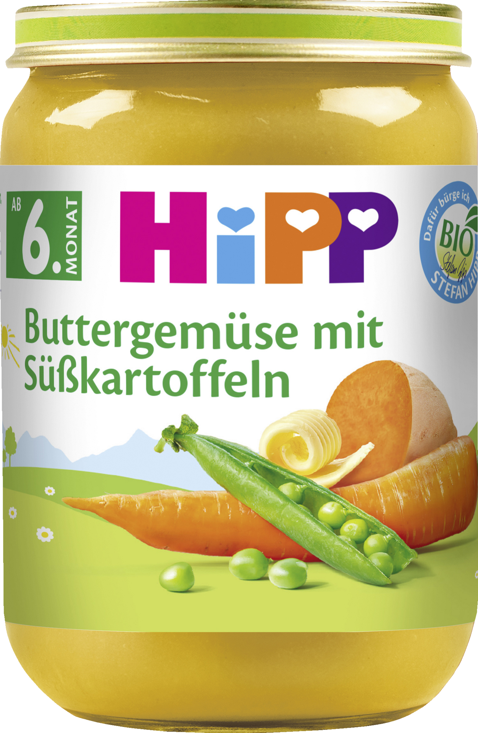 Bio Menü Buttergemüse mit Süßkartoffeln