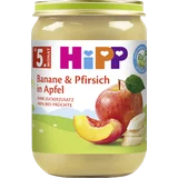 Bio Früchte Banane & Pfirsich in Apfel nach dem 5. Monat