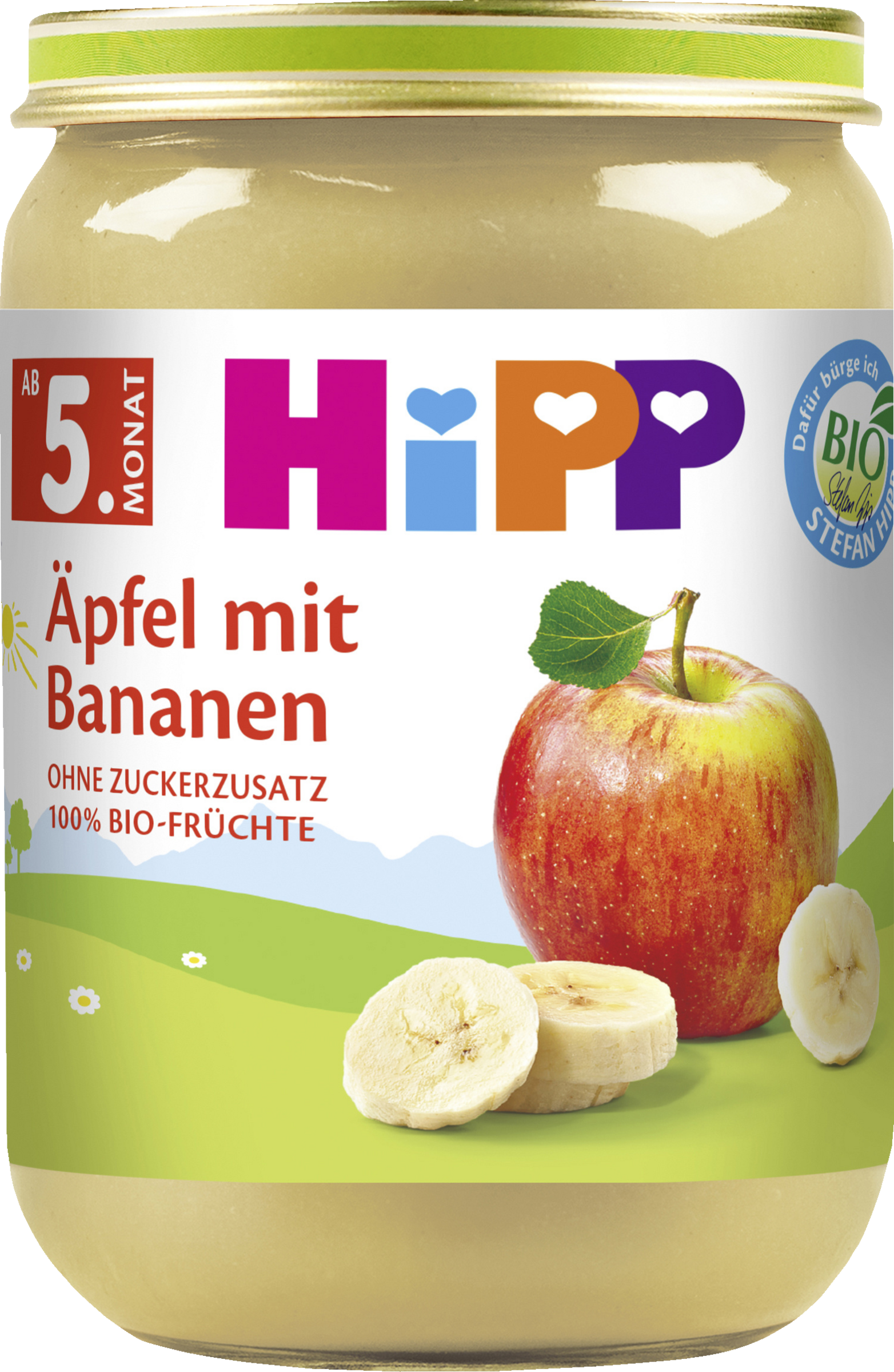 HiPP Bio Äpfel mit Bananen ab dem 5. Monat