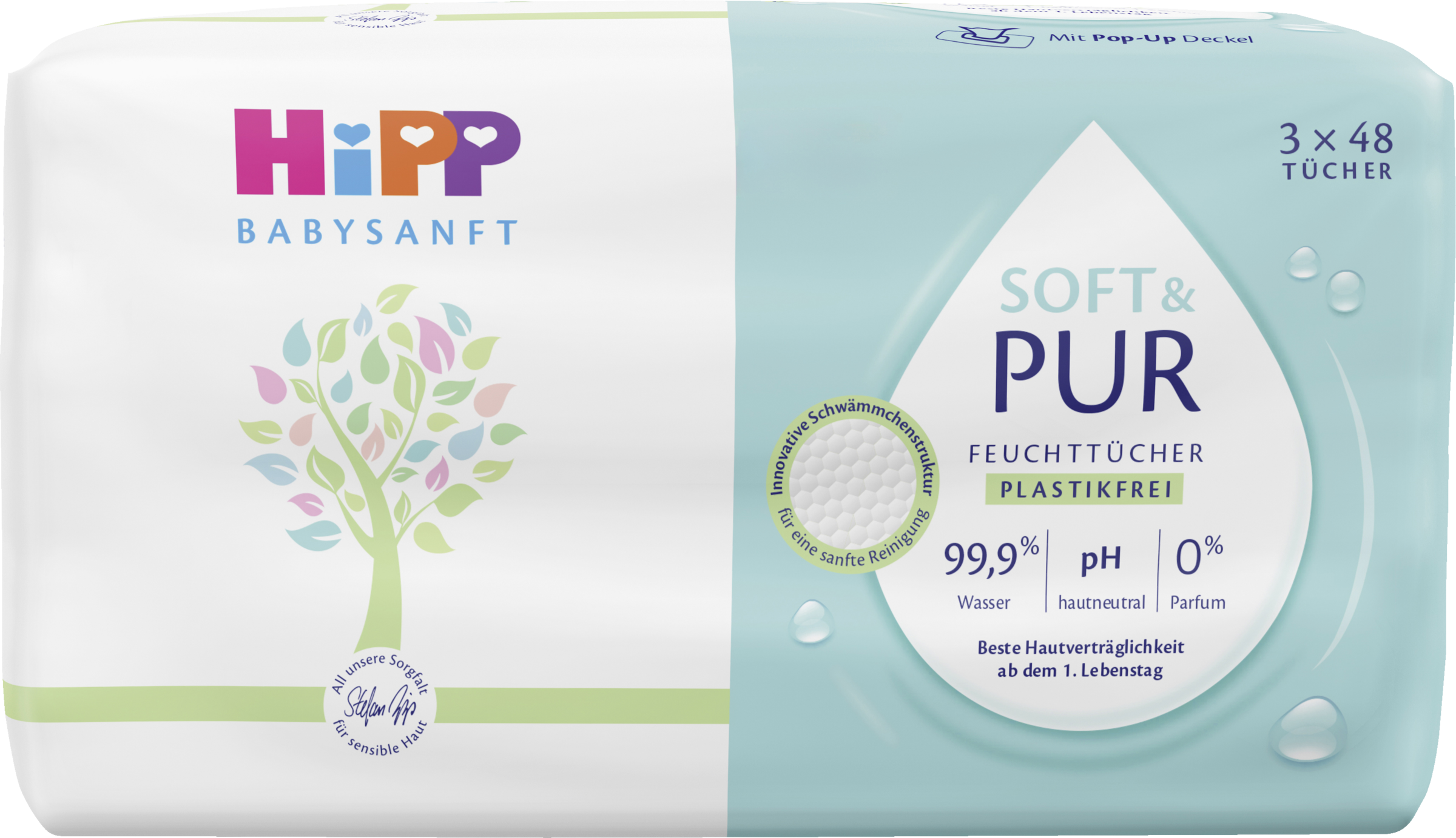 HiPP Babysanft Feuchttücher Soft and Pur