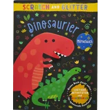Glitzer-Kratzbuch Dinosaurier