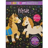Glitzer-Kratzbuch Pferde