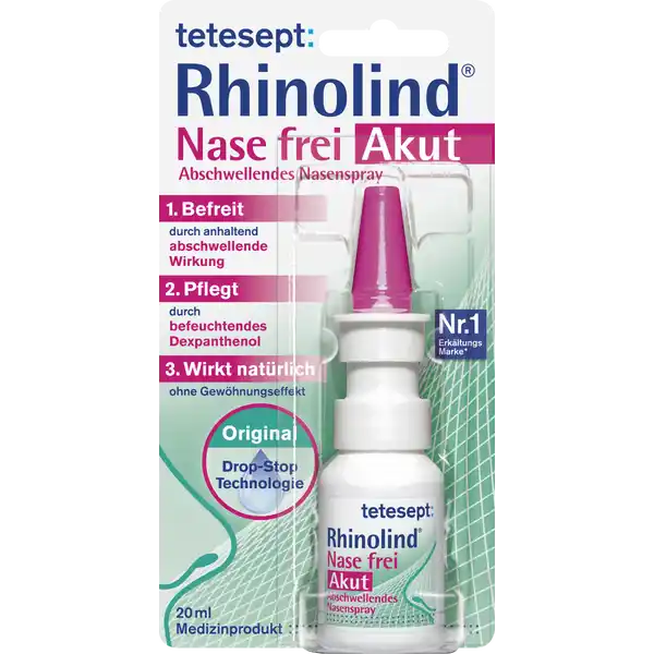 Rhinolind® بخاخ الأنف الفوري لإزالة الاحتقان