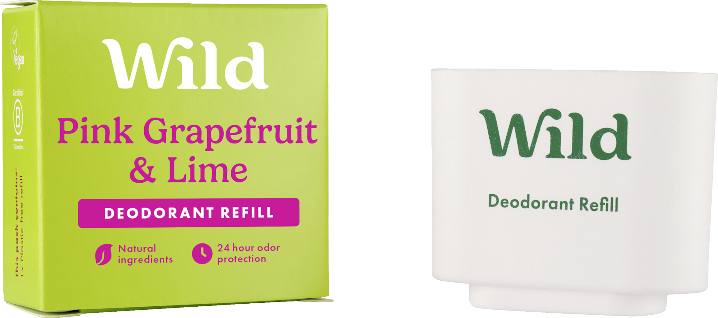 Wild Deostick Grapefruit & Lime Nachfüllpack, 40 g