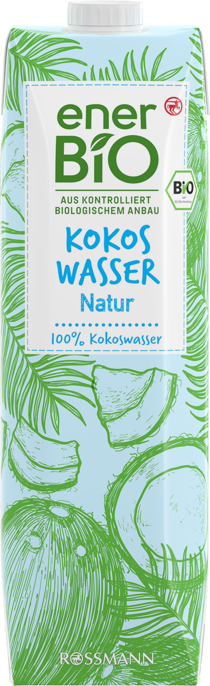 enerBiO Kokoswasser natur 1L