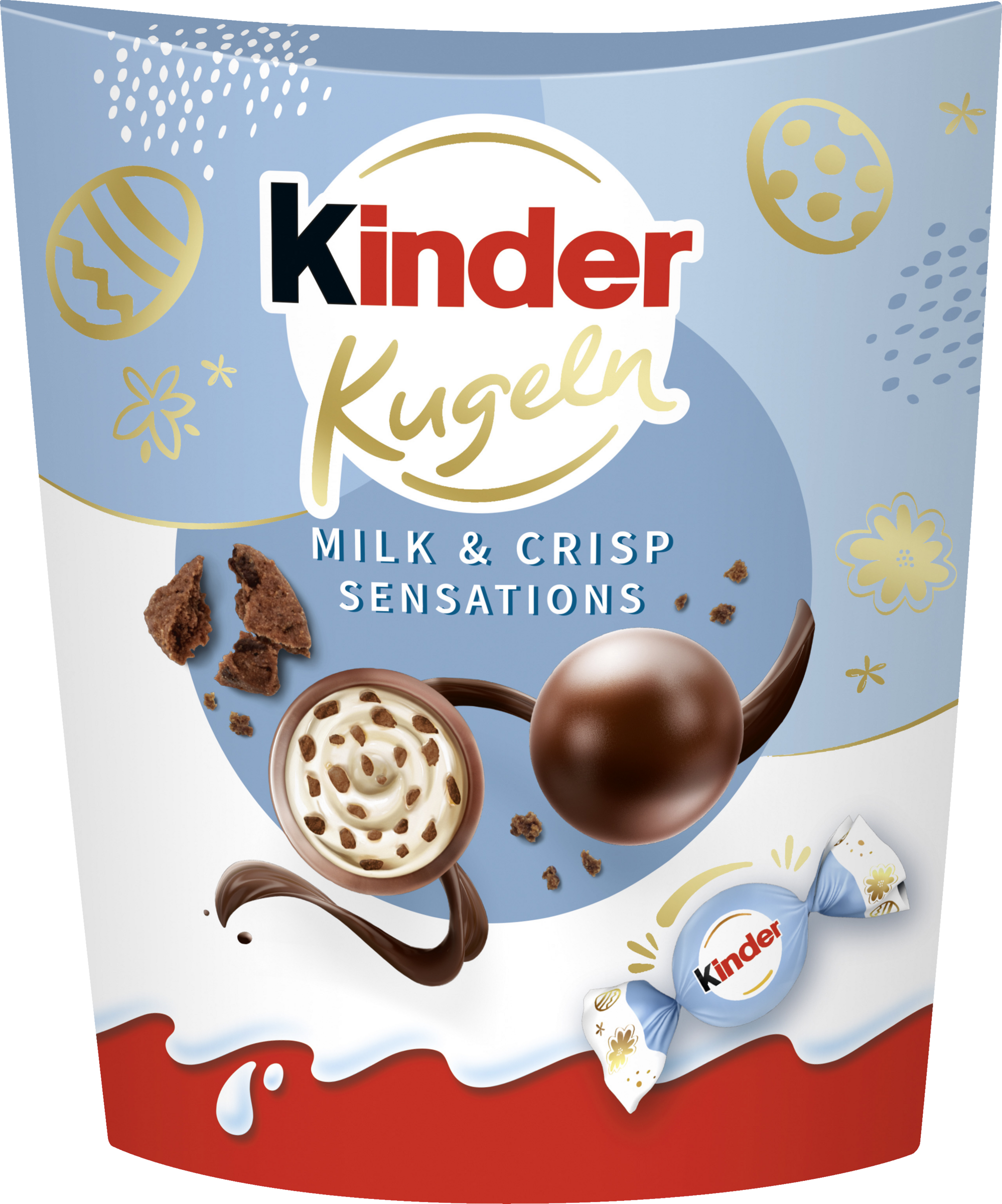 Ferrero Kinder Milk Crispy Bits Sensations Kugeln