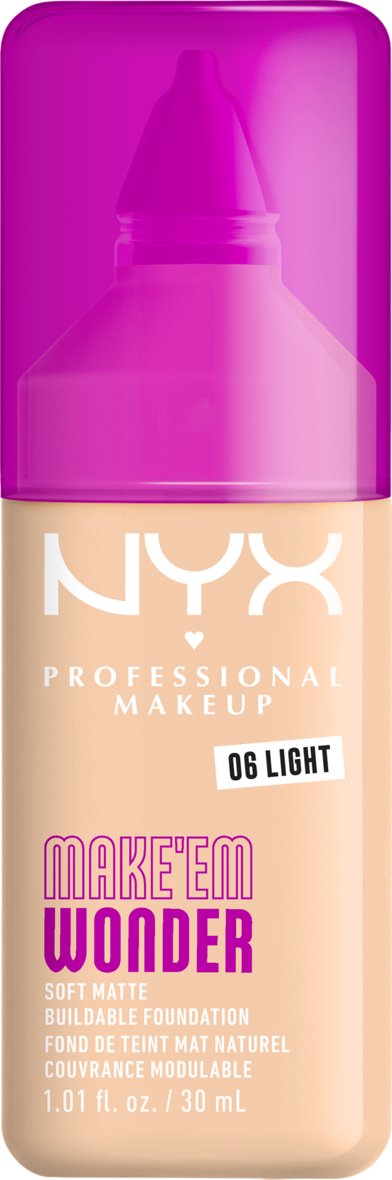 NYX Professional MakeUp Make 'EM Wonder Foundation 06 Light