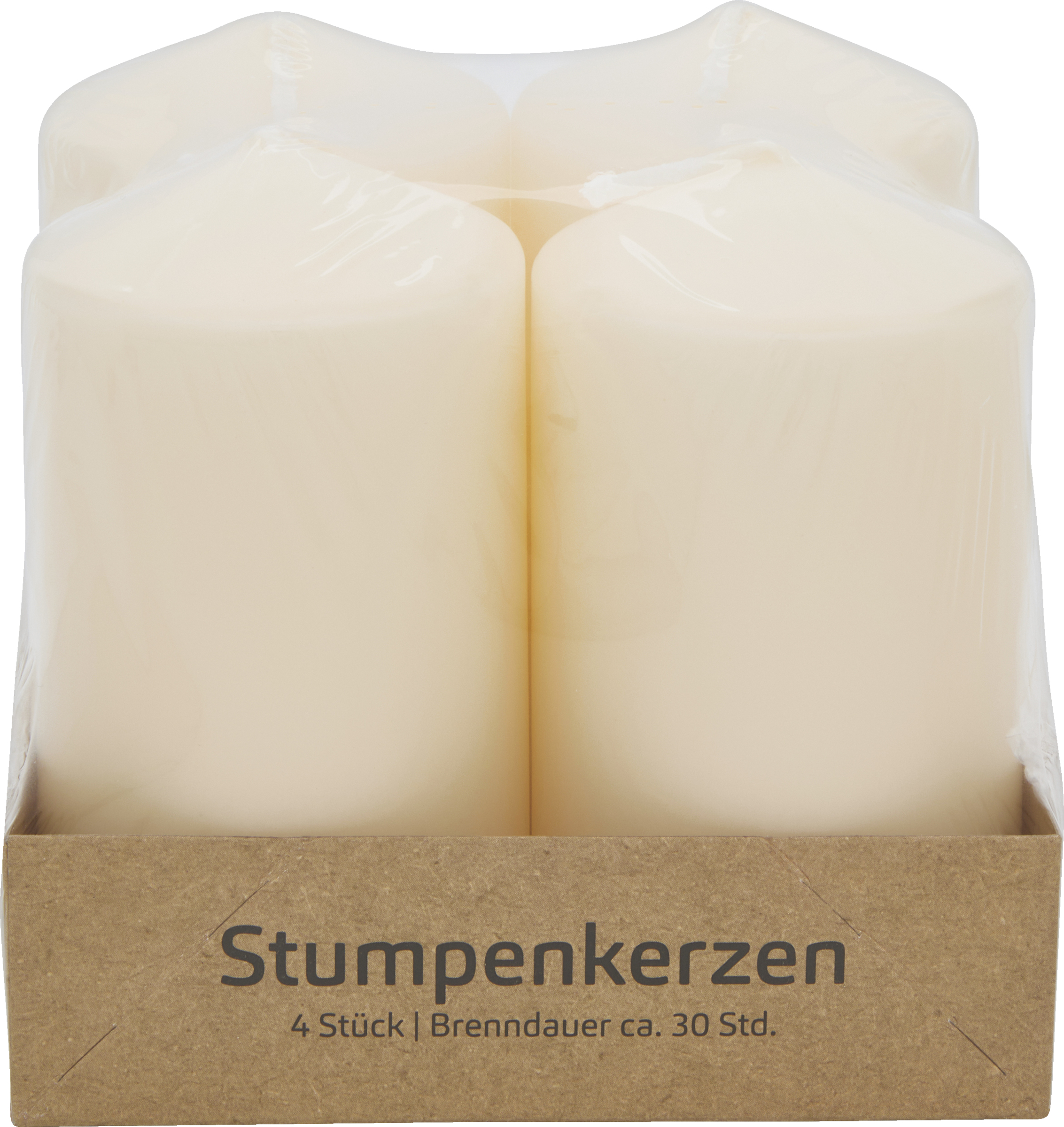 RUBIN LICHT Stumpenkerzen champagner 110/60