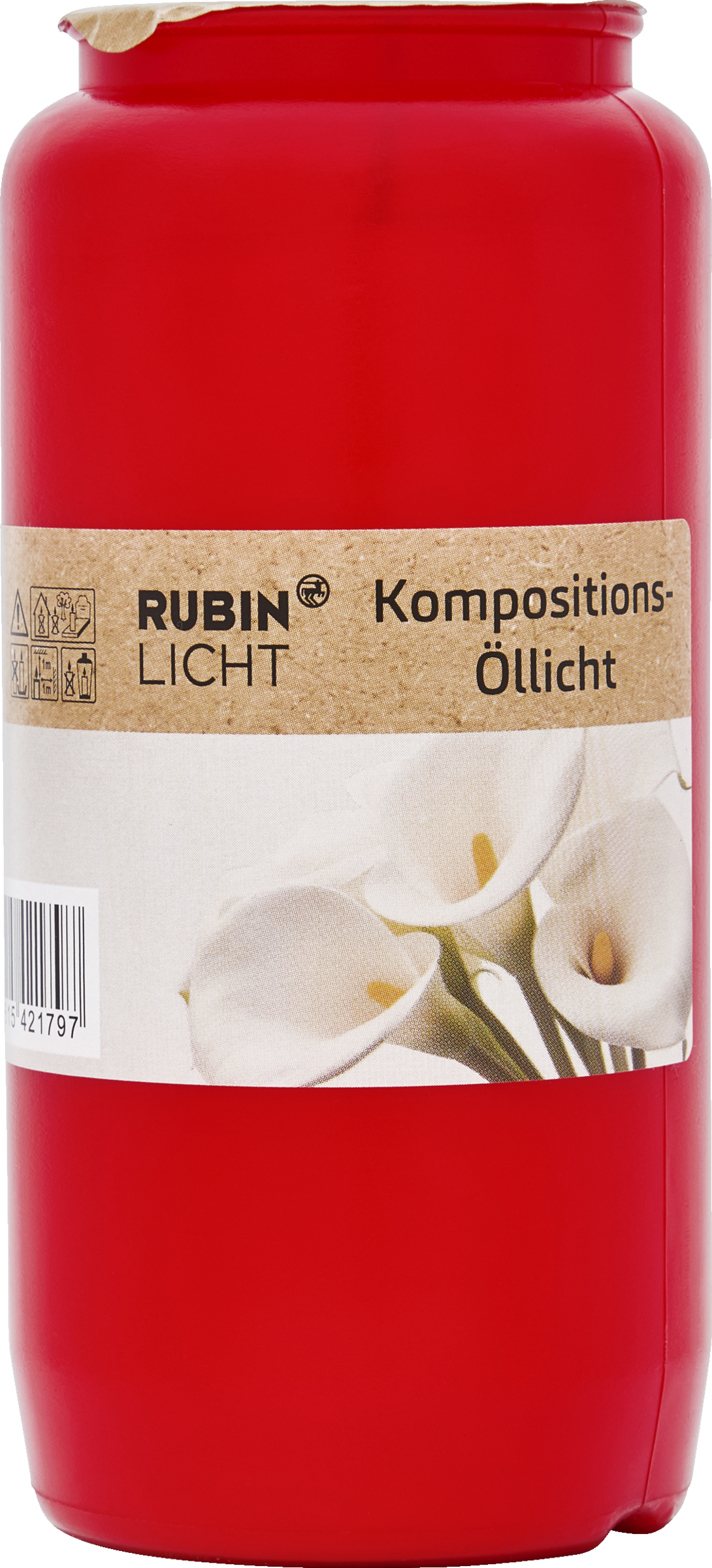 RUBIN LICHT Kompositions-Öllicht Nr.7 rot