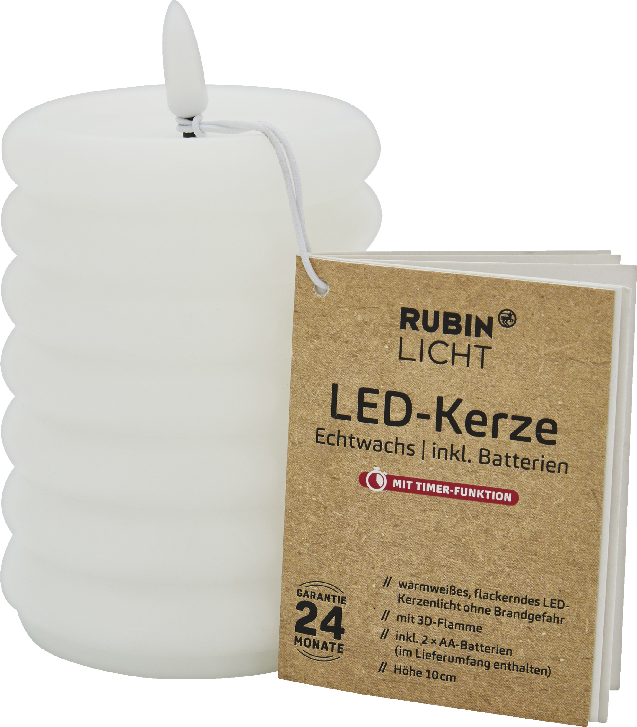 RUBIN LICHT LED Kerze