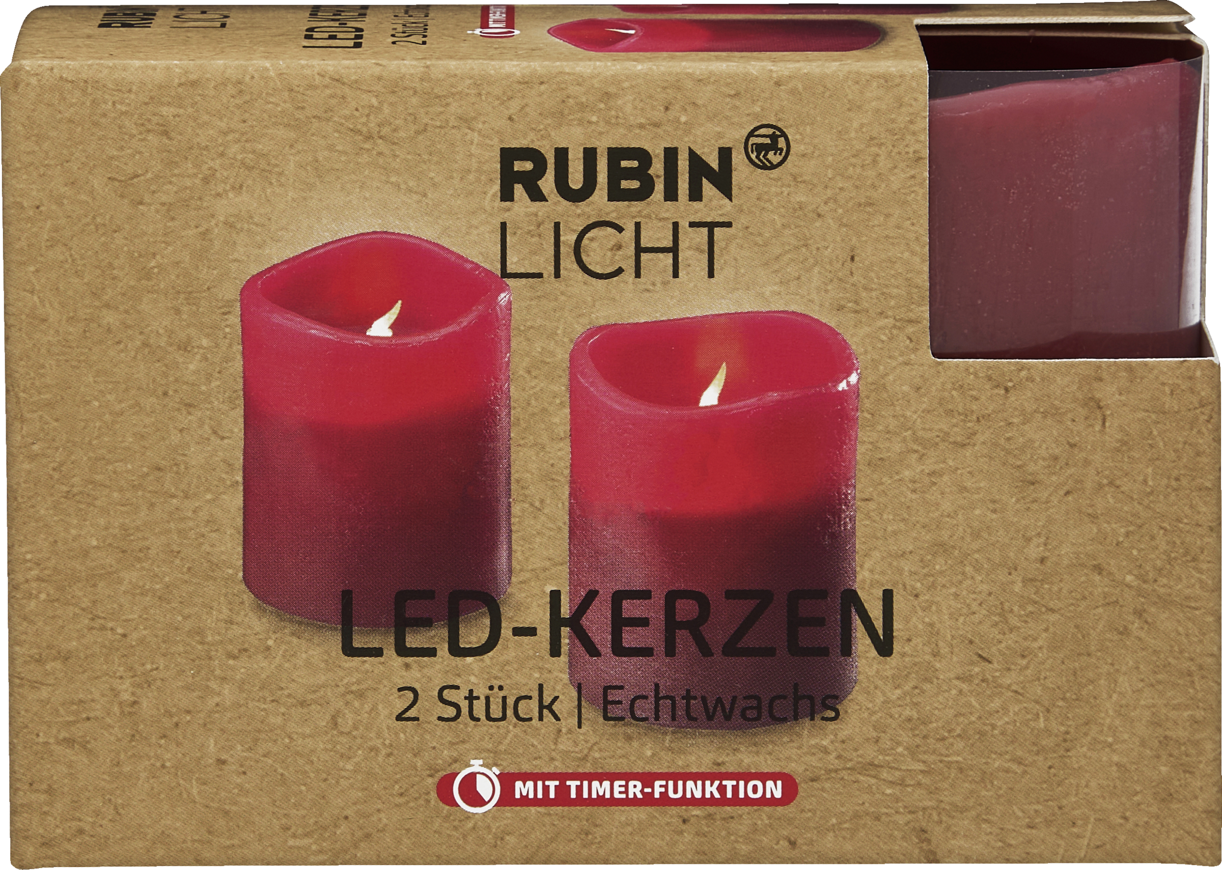 RUBIN LICHT LED-Kerzen