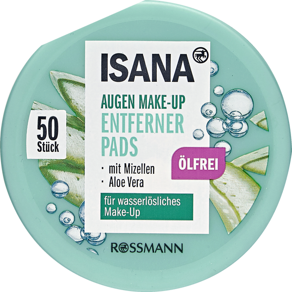 Augen Make-Up Entferner Pads ölfrei