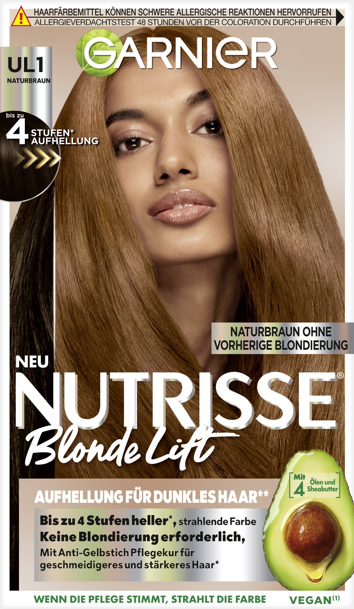 Blonde Lift Naturbraun - Aufhellung für dunkles Haar UL1
