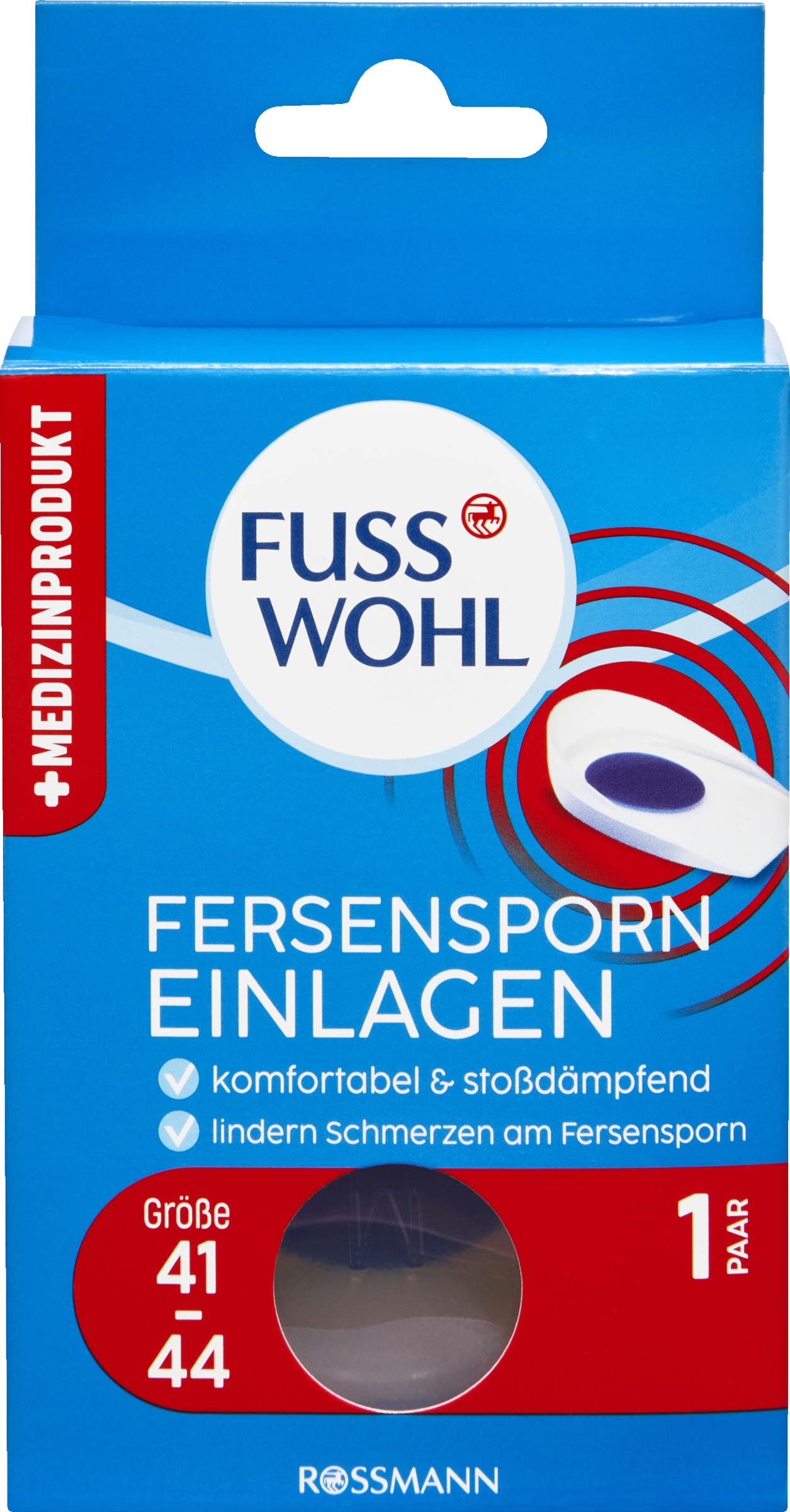 FUSSWOHL Fersensporn Einlagen Größe M