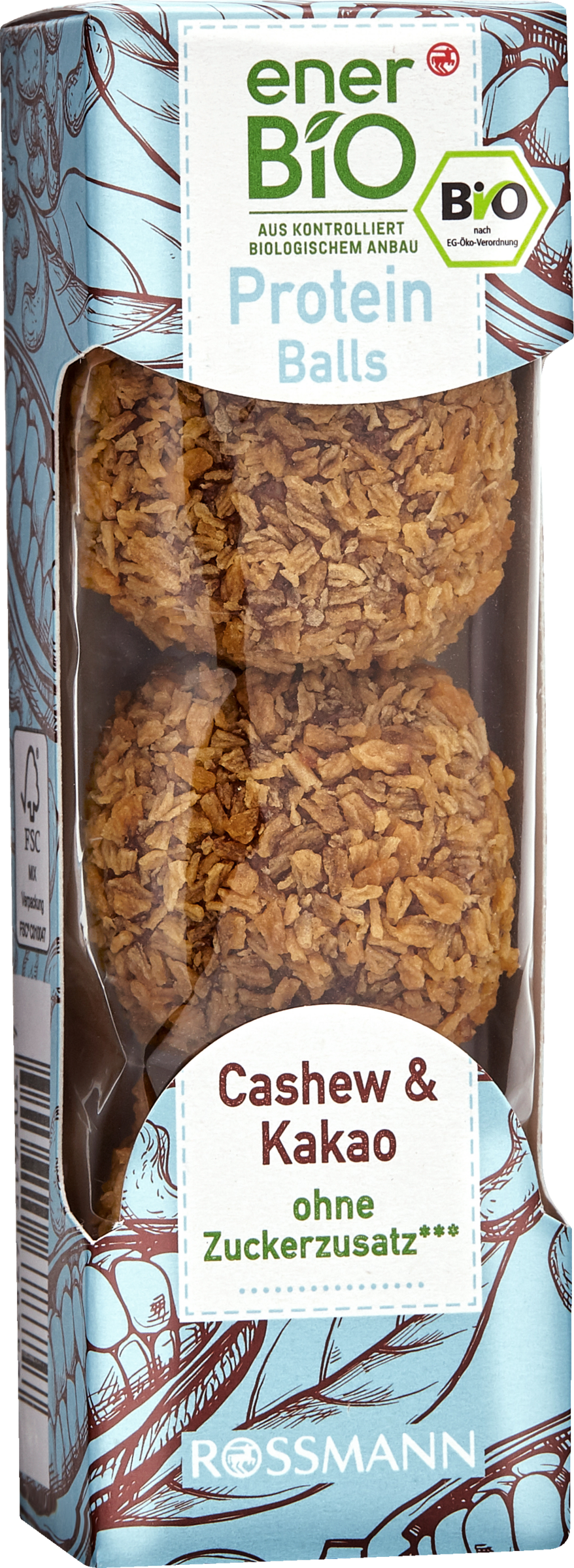 enerBiO Protein Balls Cashew & Kakao