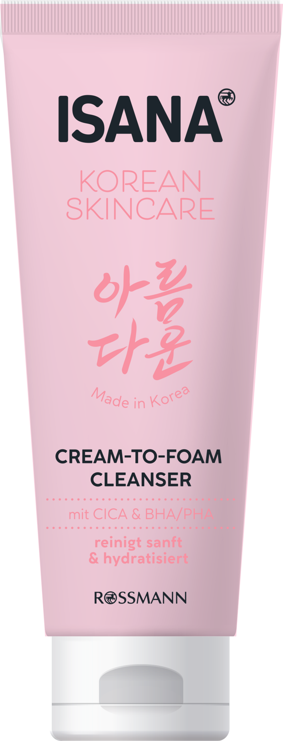ISANA Korean Skincare Cream-to-Foam Cleanser