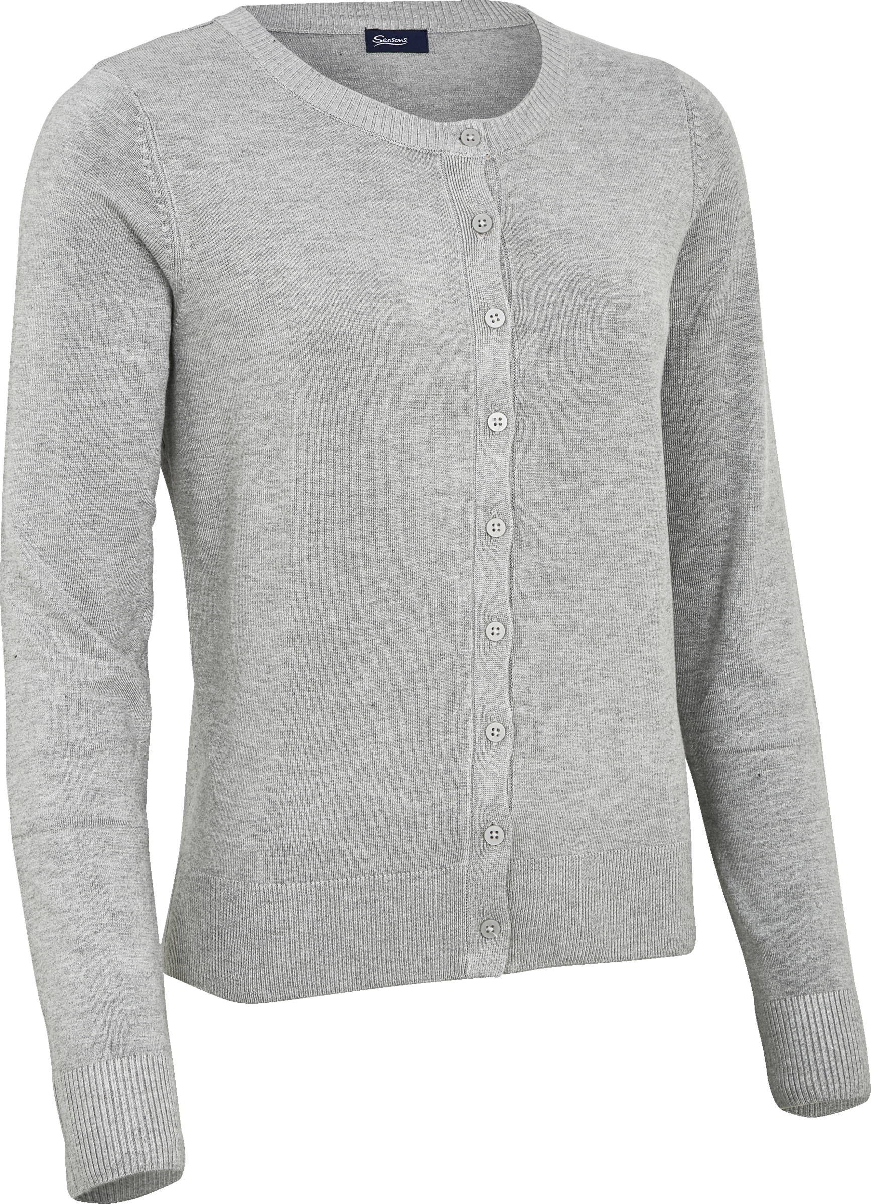 Feinstrick Cardigan grau Gr. M