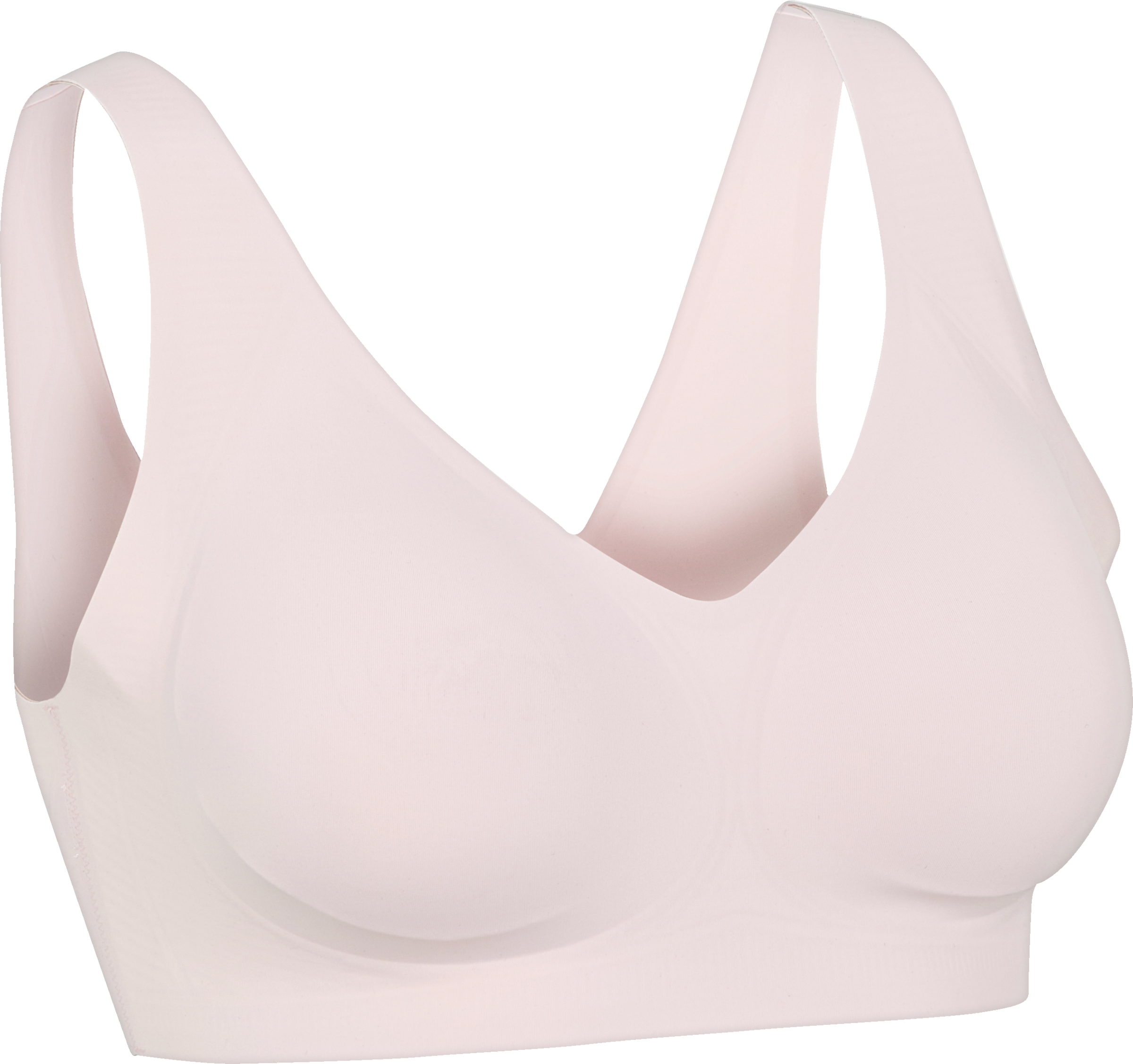 Seamless Bustier gebondet Gr. L rosa