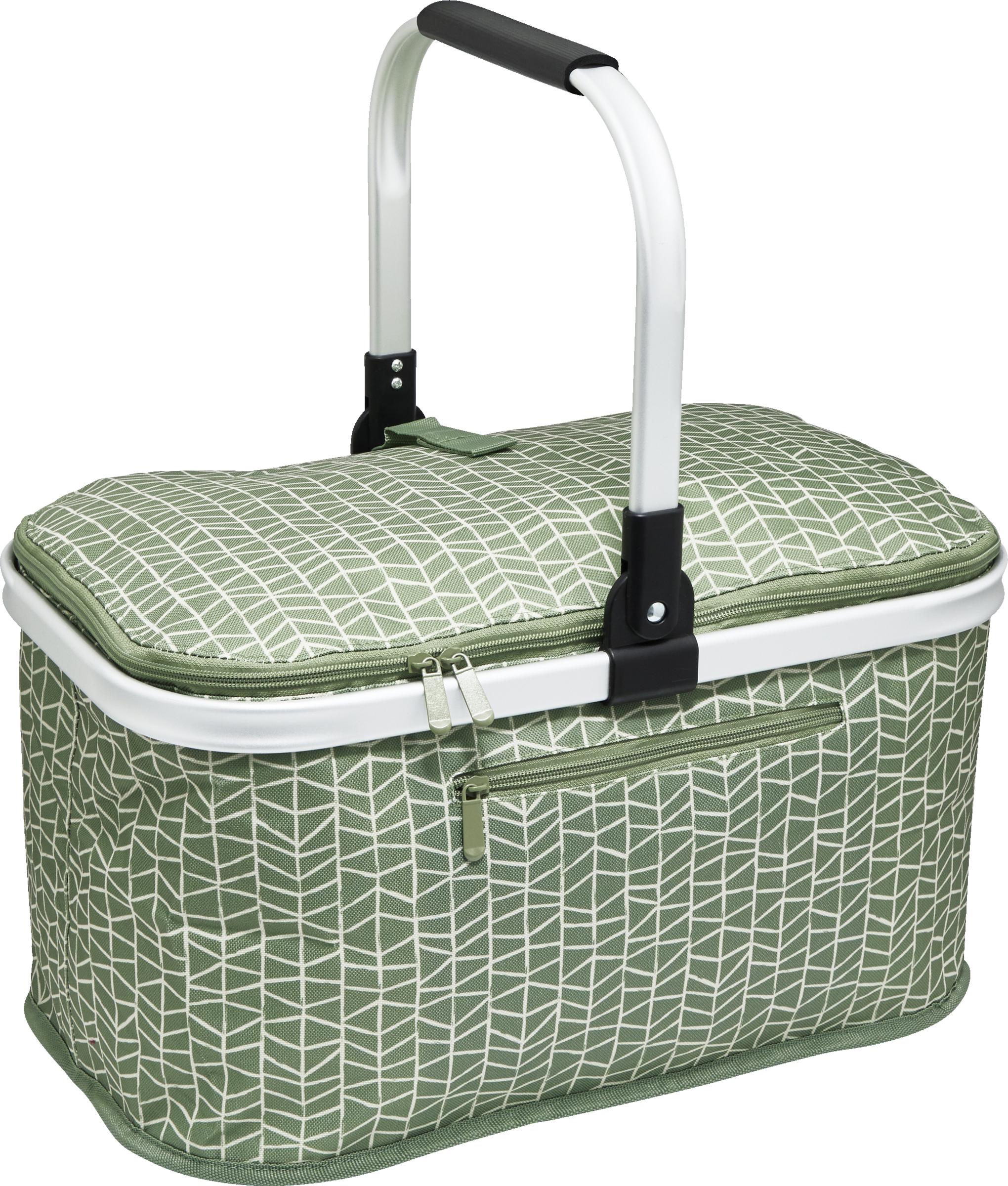 IDEENWELT Thermo-Einkaufskorb oliv