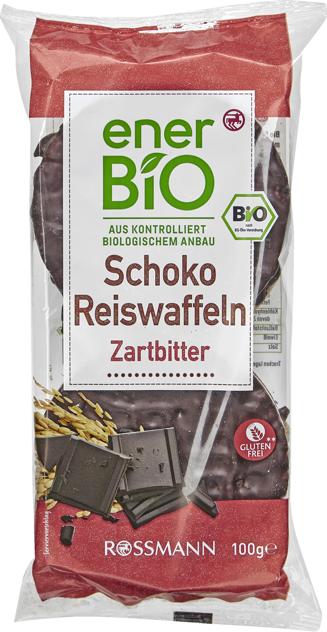 enerBiO Reiswaffeln Zartbitter