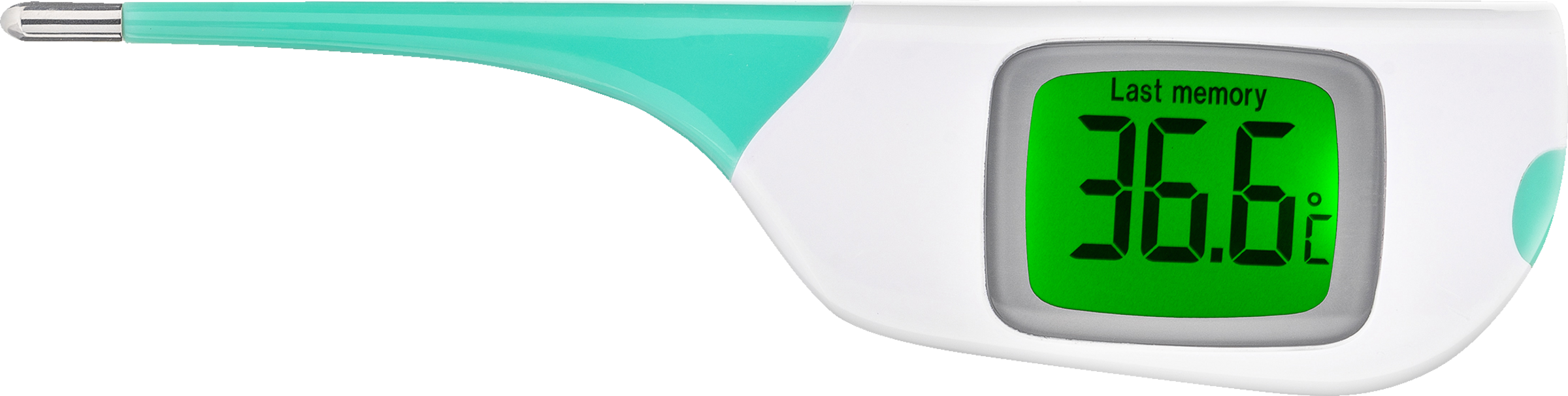 ميزان حرارة رقمي ملون، بلون أخضر نعناعي/أبيض 3