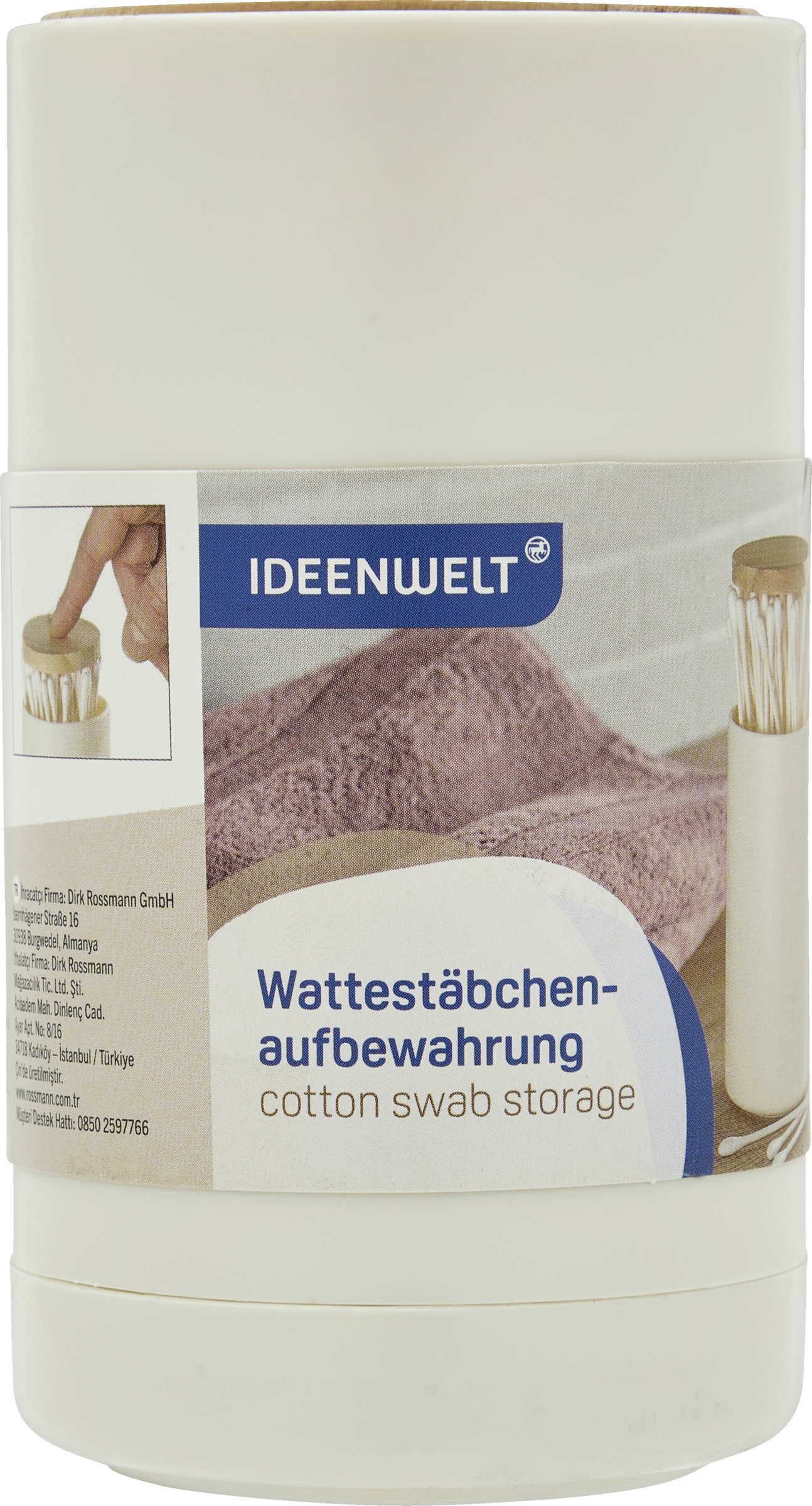 Wattestäbchenaufbewahrung