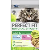 Perfect Fit Katze Natural Vitality Adult 1+ mit Hochseefisch & mit Lachs Multipack