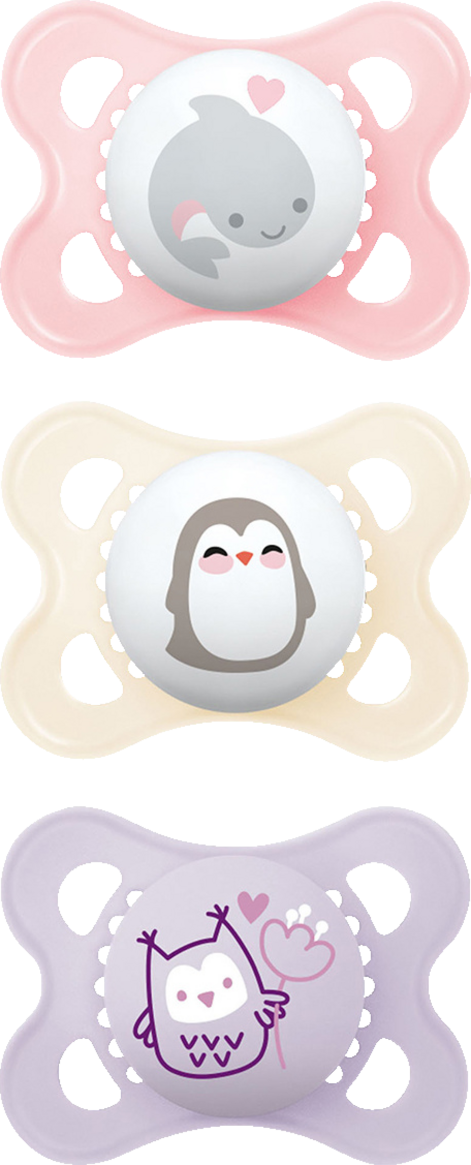 3er Set Schnuller Original 0-6 M.