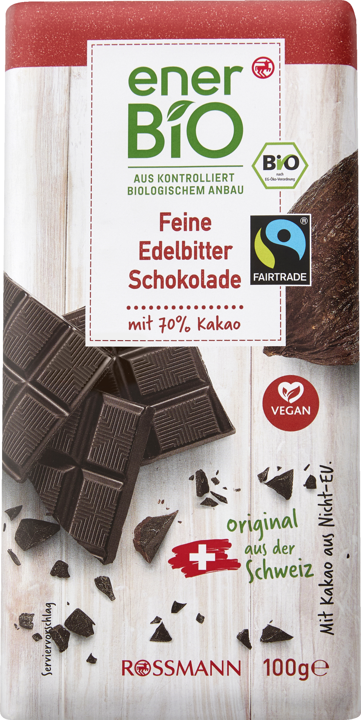 Feine Edelbitter Schokolade 70%