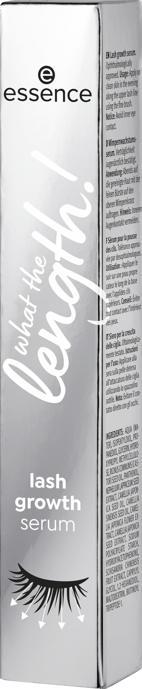 what the length! lash growth serum