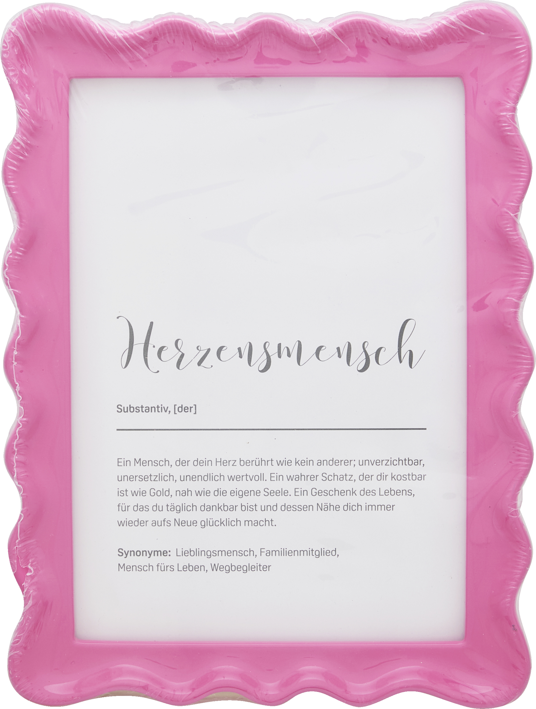 IDEENWELT Bilderrahmen Herzensmensch