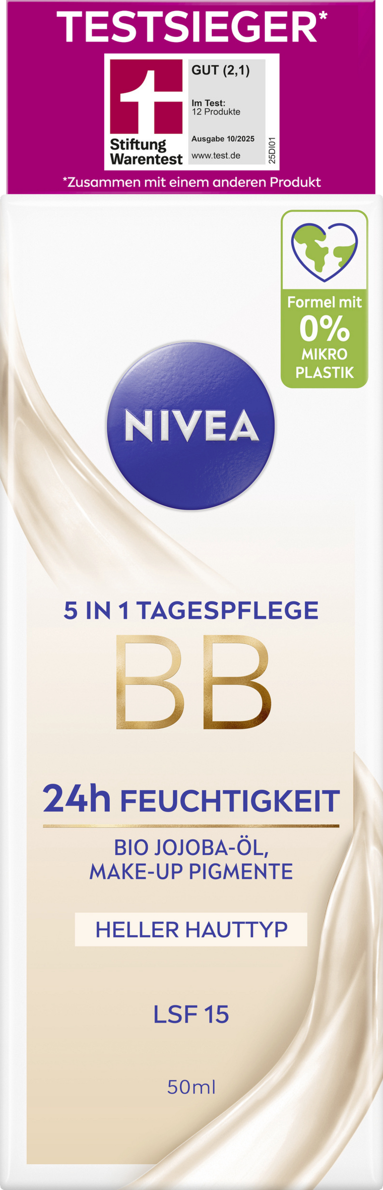 NIVEA BB 5in1 Tagespflege Heller Hauttyp LSF15
