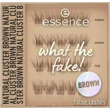 essence what the fake! false lashes 05 natural cluster brown