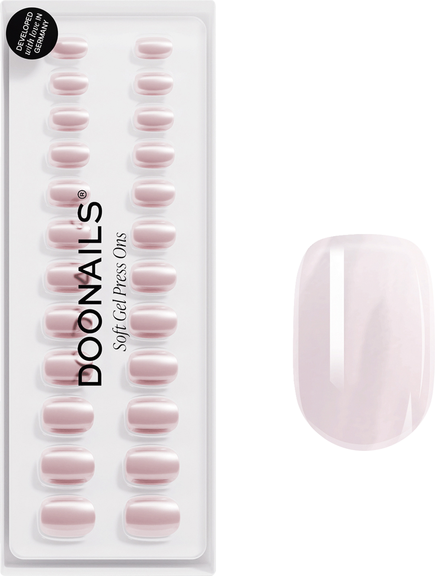 Doonails Jetset Extra Short Square Soft Gel Press Ons