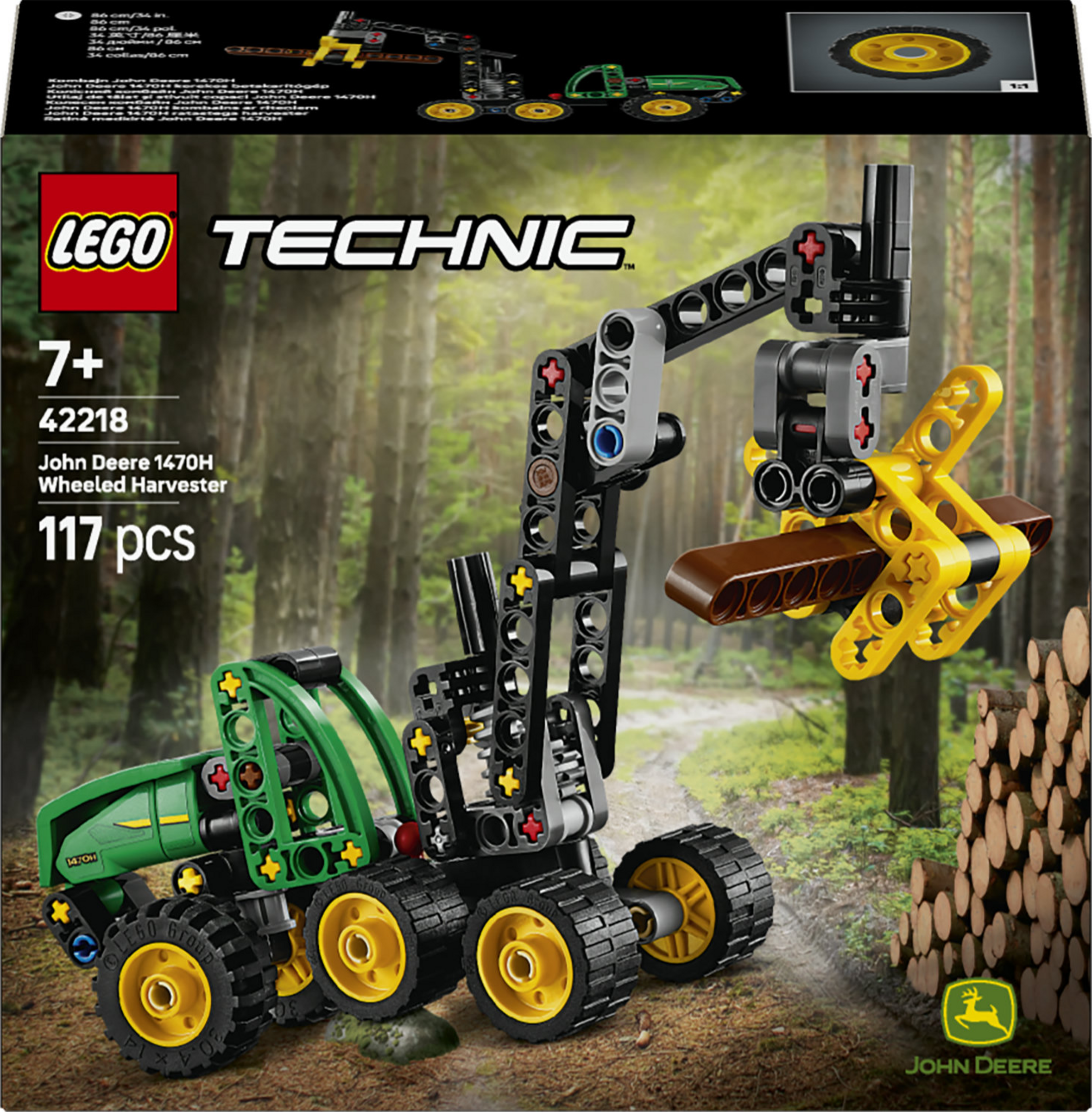 LEGO TECHNIC 42218 John Deere 1470H Rad-Harvester