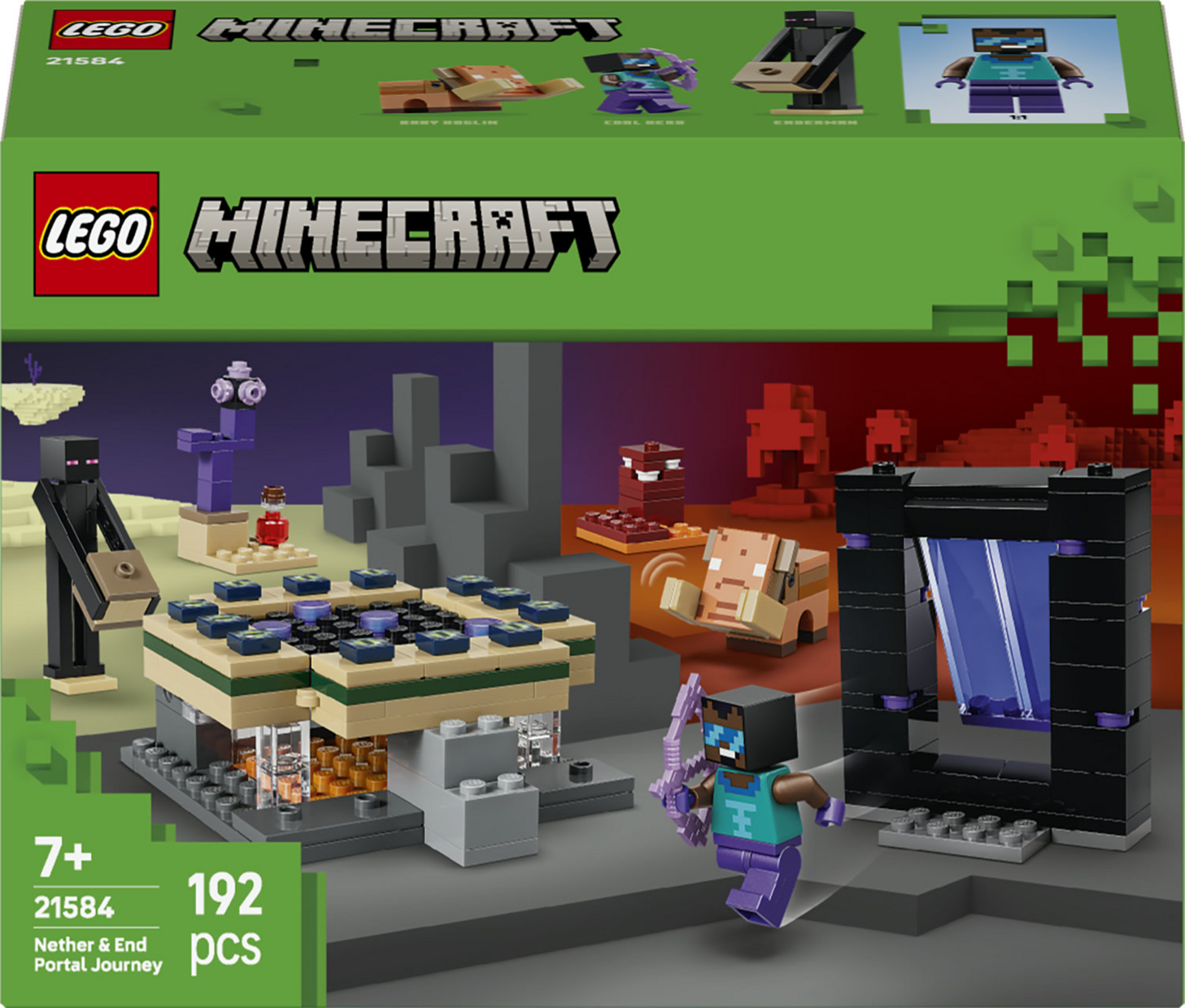 LEGO Minecraft 21584 Reise durch Nether und Endportal