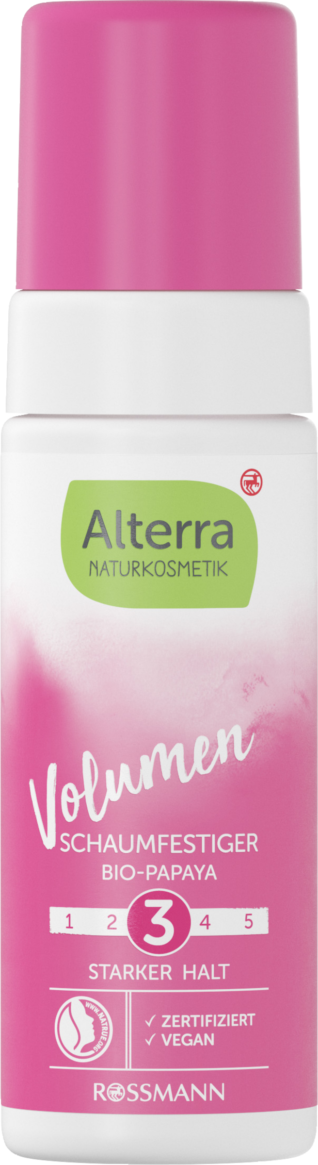 Alterra NATURKOSMETIK Volumen-Schaumfestiger Bio-Papaya & Bambus