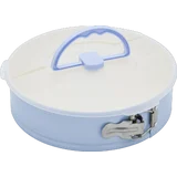 Springform mit Transporthaube blau-lila