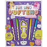 Malbuch mit Stiften Süß & duftend Ausmalspaß