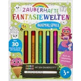 Malbuch mit Stiften Zauberhafte Fantasiewelten